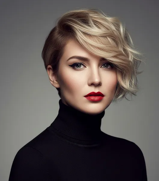 Chic Wavy Pixie Haircuts