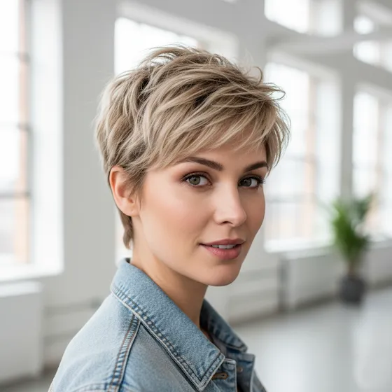 Short Choppy Pixie Haircuts