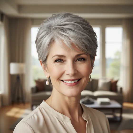 Short Choppy Haircuts for Older Women