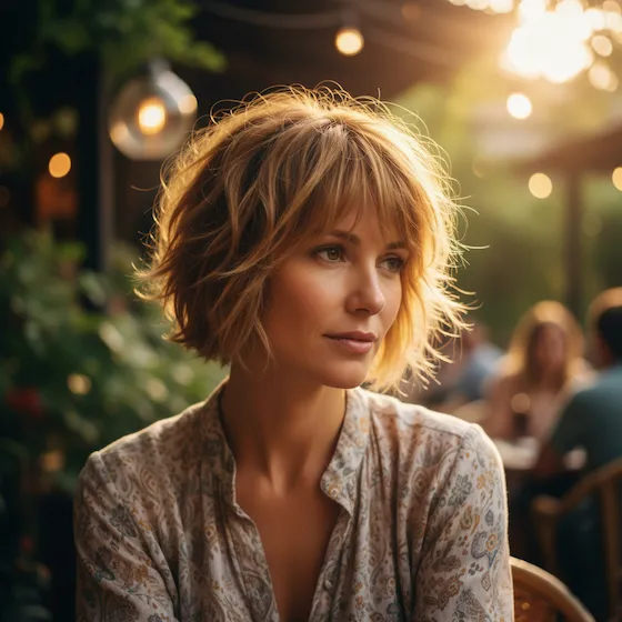 Shaggy Short Haircuts with Choppy Layers