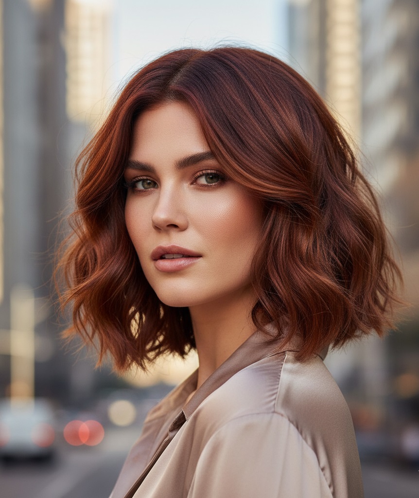 Medium Short Wavy Haircuts
