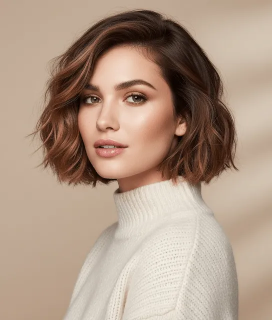 Short Wavy Bob Haircuts