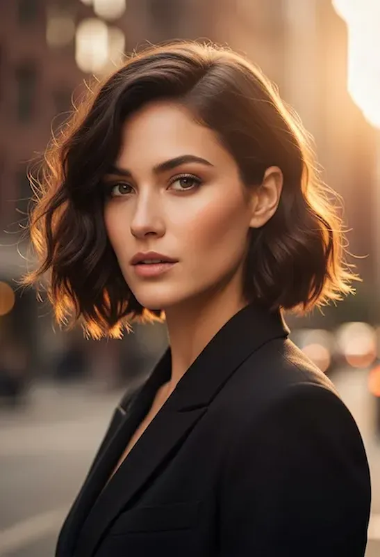 Chic Short Wavy Bob Haircuts