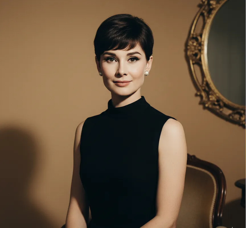 Audrey Hepburn Short Pixie Haircuts