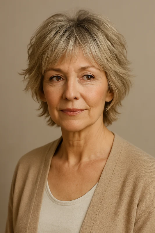 Short Shaggy Haircuts Choppy Layers Fine Hair