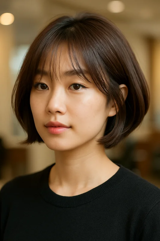 Korean Hairstyle Short Bob Haircuts