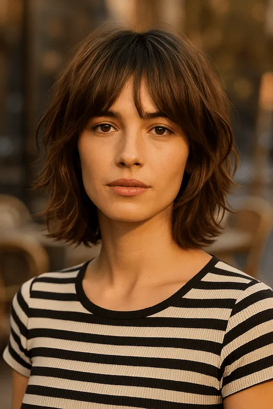 Medium to Short Shag Haircuts