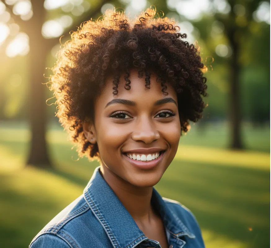 Natural Curly Pixie Haircuts (Black Women)