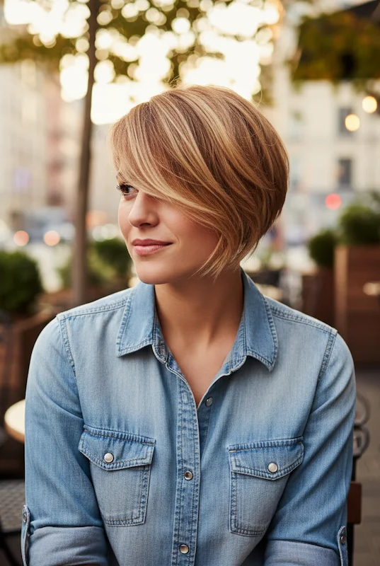 Pixie with Long-Bangs