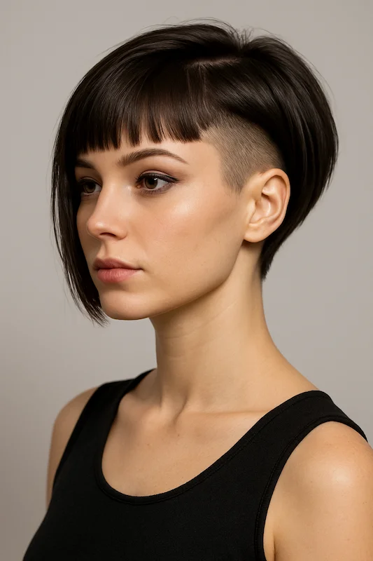 Short Bob Haircuts with Undercut