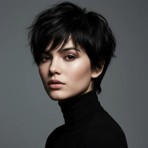 Short Choppy Haircuts with Bangs