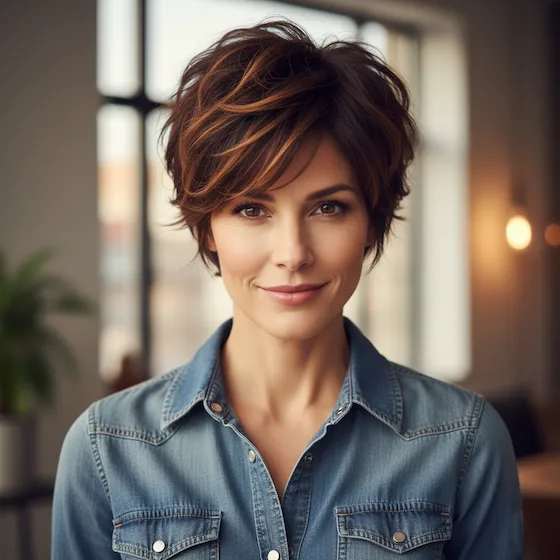 Short Choppy Layered Haircuts