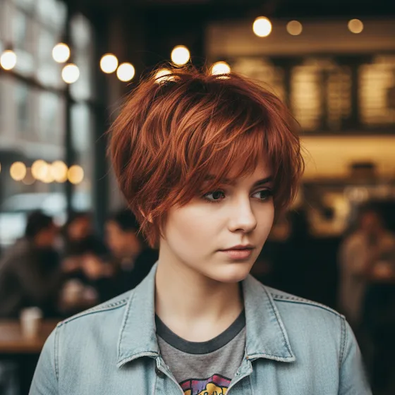Short Choppy Messy Haircuts