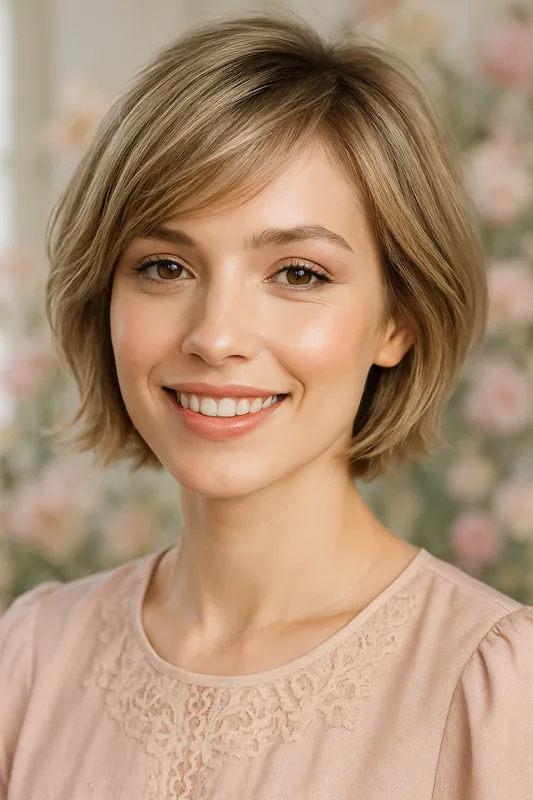 Voluminous Layered Bob