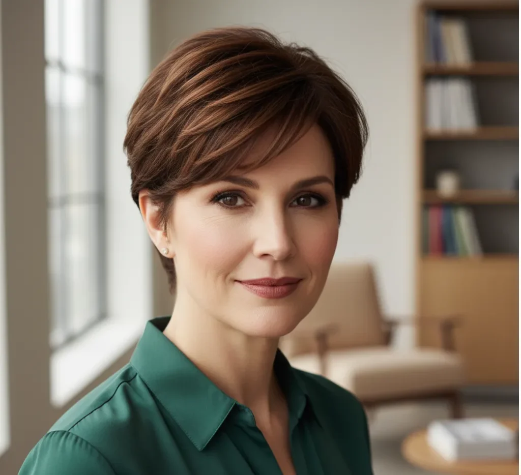 Short Pixie Haircuts for Women Over 40