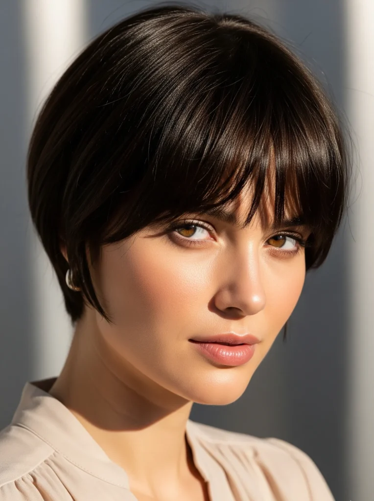 Short Pixie Haircuts with Bangs