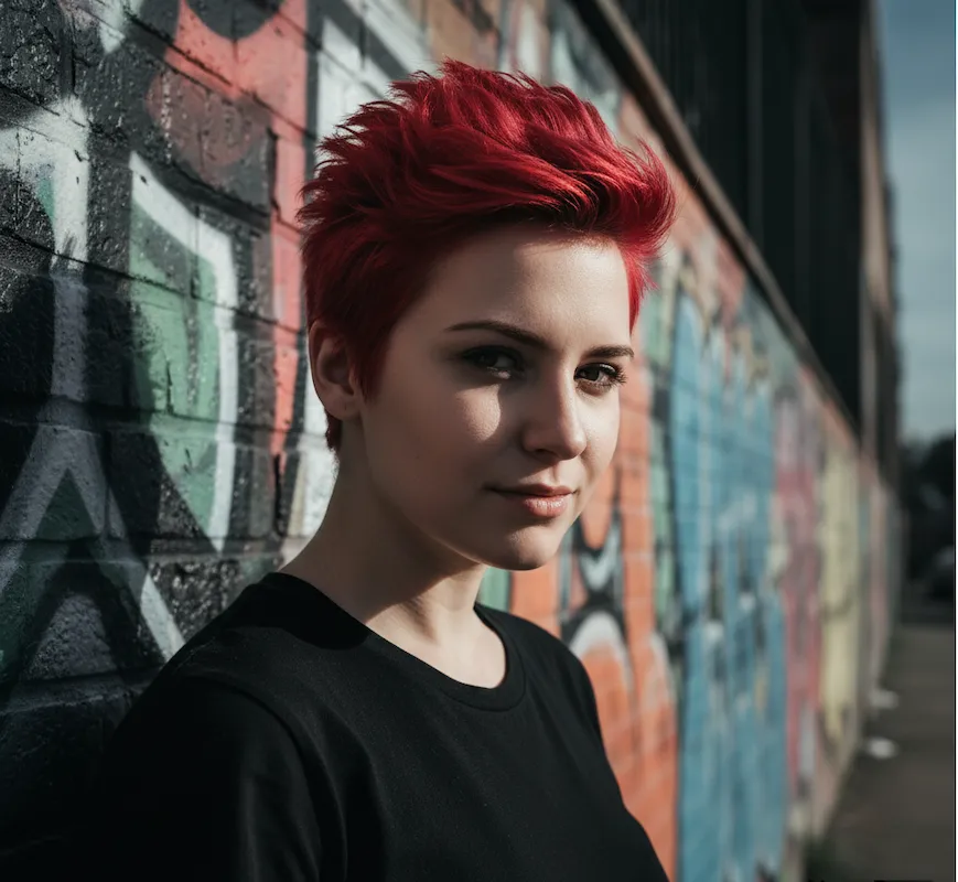 Short Red Pixie Haircuts