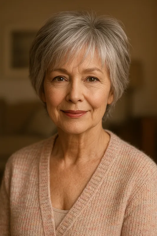 Short Shag Haircuts for Fine Hair Older Women