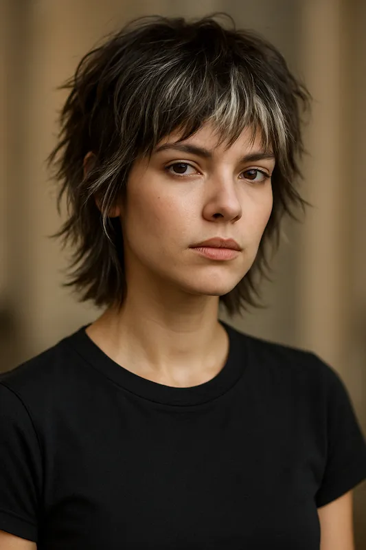 Short Shaggy Haircuts Choppy Layers Shag Hairstyles