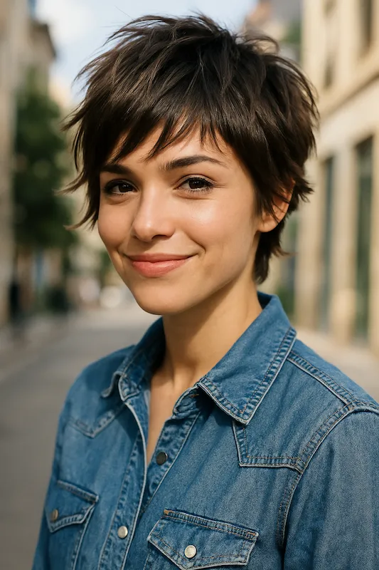 Super Short Shag Haircuts