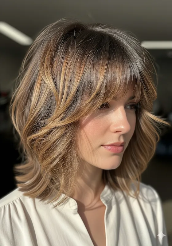 Textured Hair with Balayage