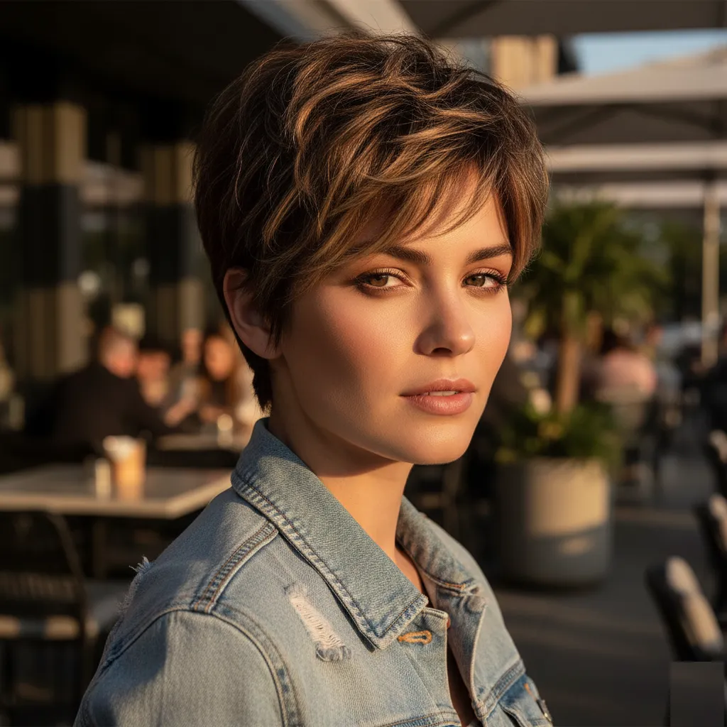 Textured Pixie Haircuts