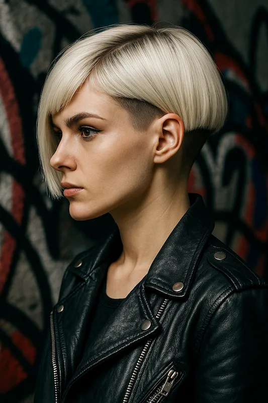 Ultra-Short Bob With Undercut