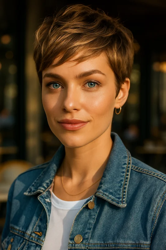 Textured Pixie Cut