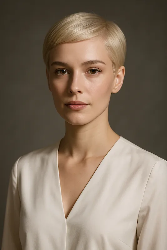 Blonde Sleek Bob