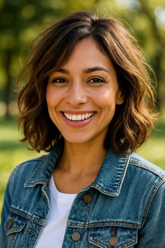 Sleek Chin-Length Bob