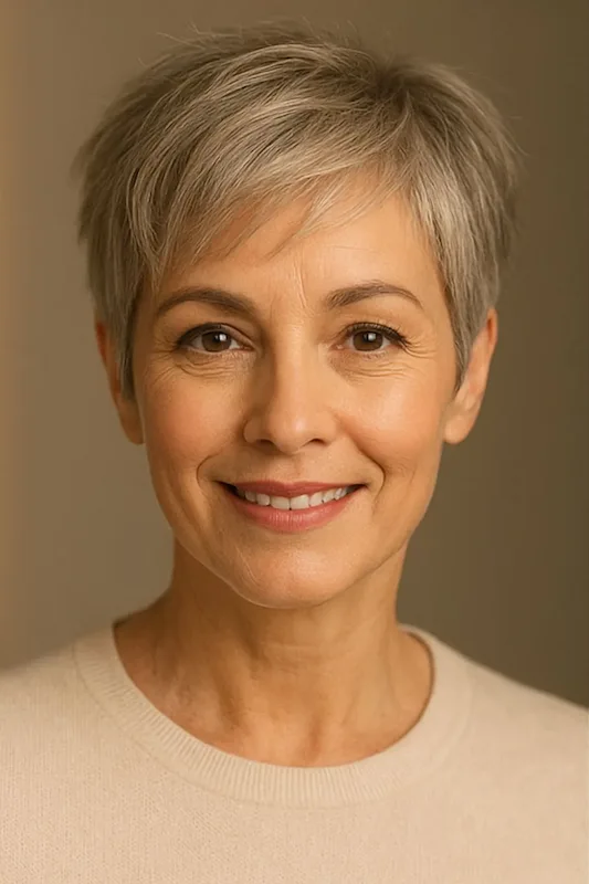 short pixie haircuts for women over 50