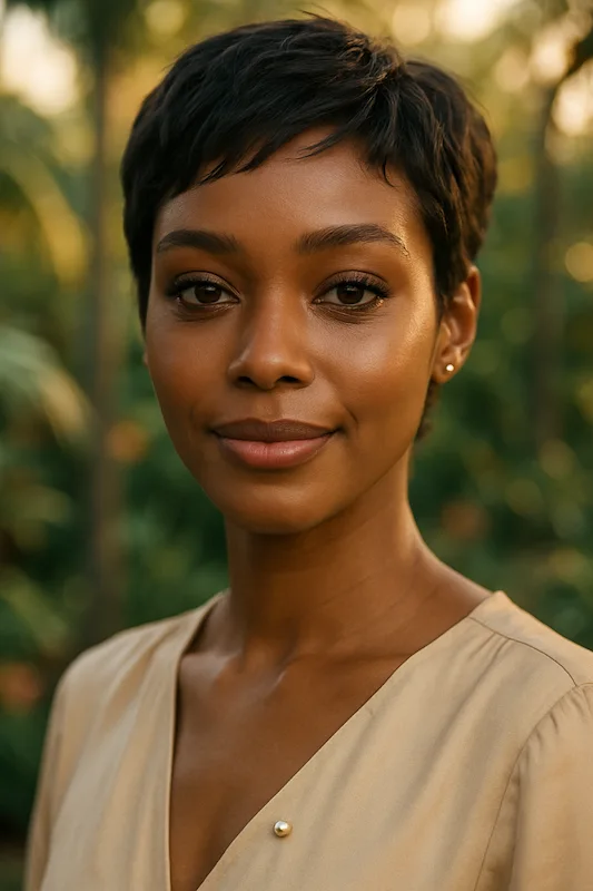 Relaxed Pixie Cut for Thin Hair
