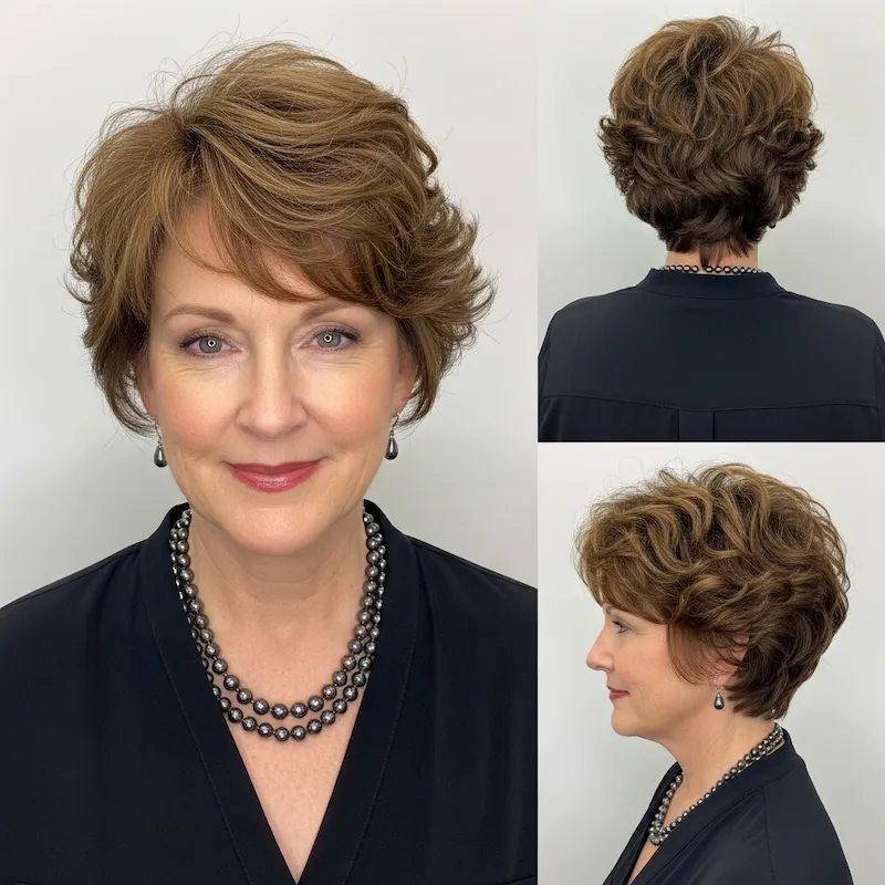 Short Voluminous Curls