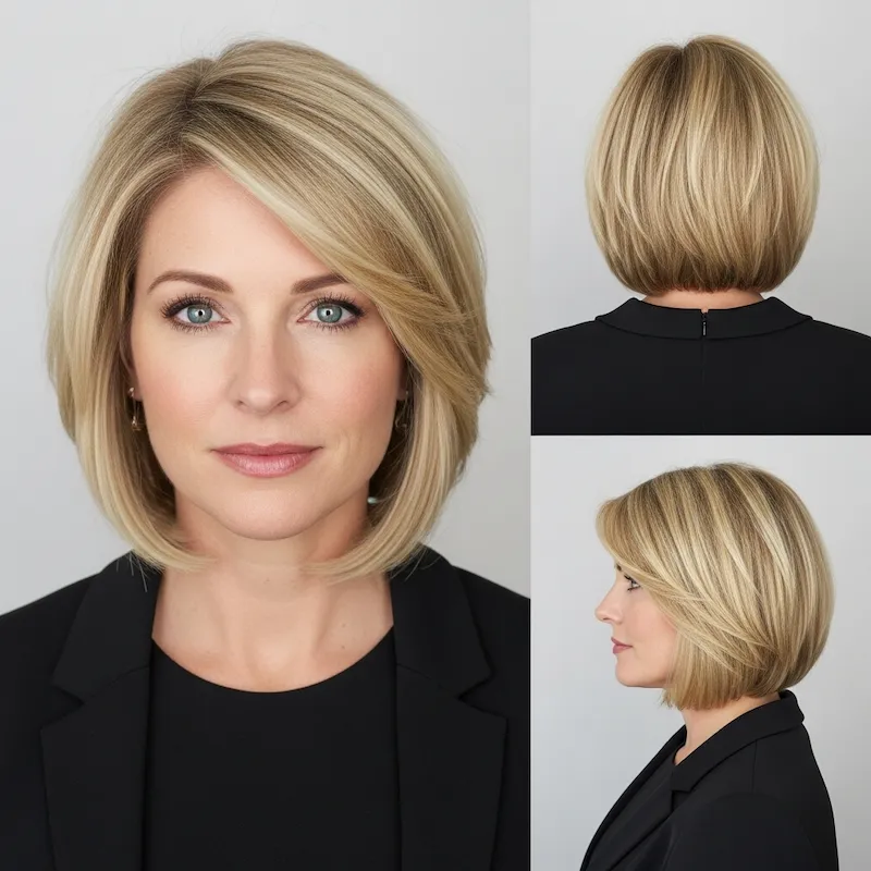 Blonde Bob for Fine Hair
