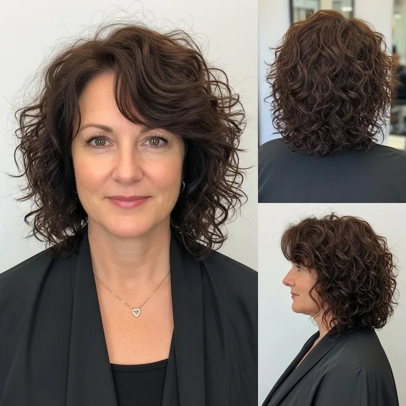Curly Brown Layers