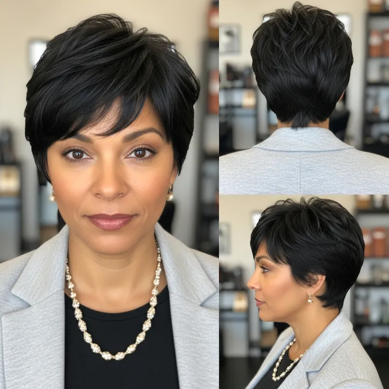 hairstyles for women over 40 black