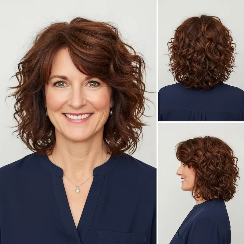 Shoulder-Length Curls