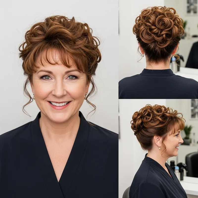 Curly Updo