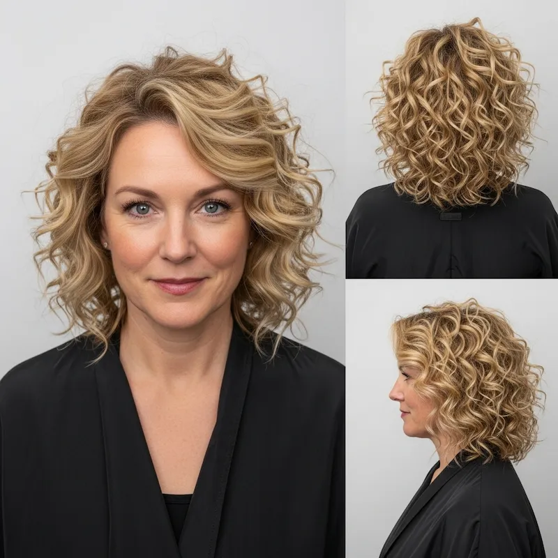 Golden Blonde Curls