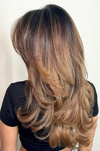 Balayage Layers with Soft Dimensional Ends