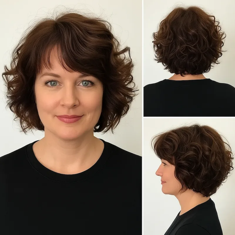 Vintage Curly Bob