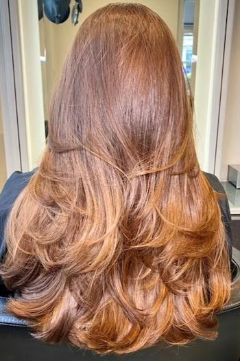 Chestnut Layers with a Glossy, Rounded Finish
