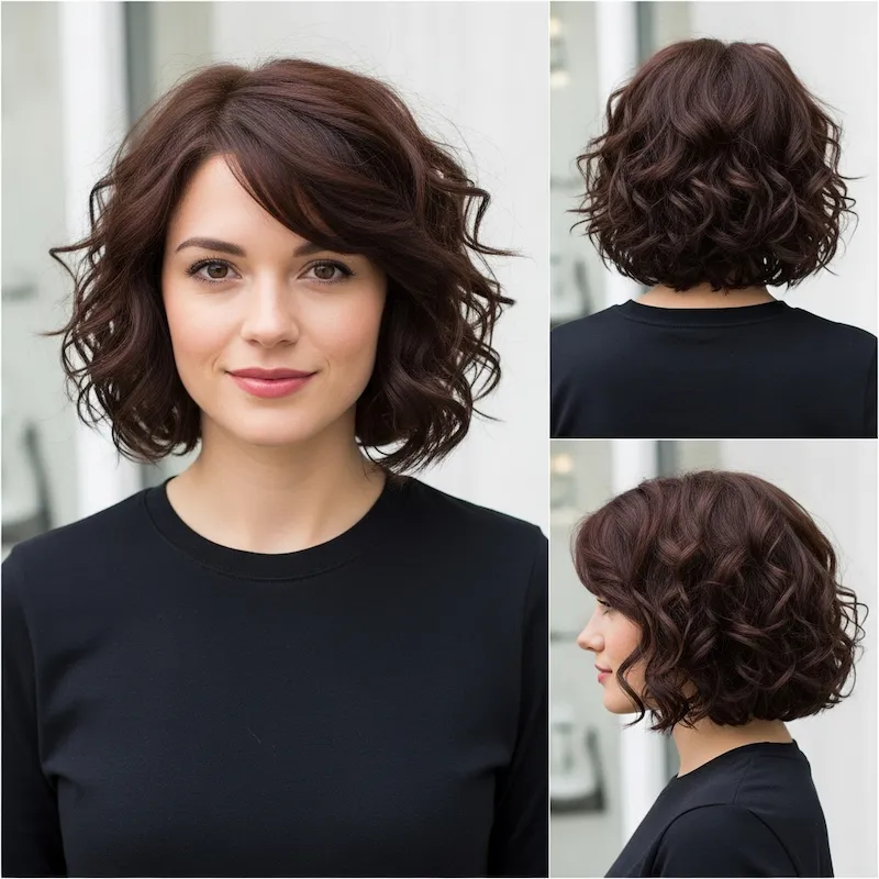 Curly Bob Haircut