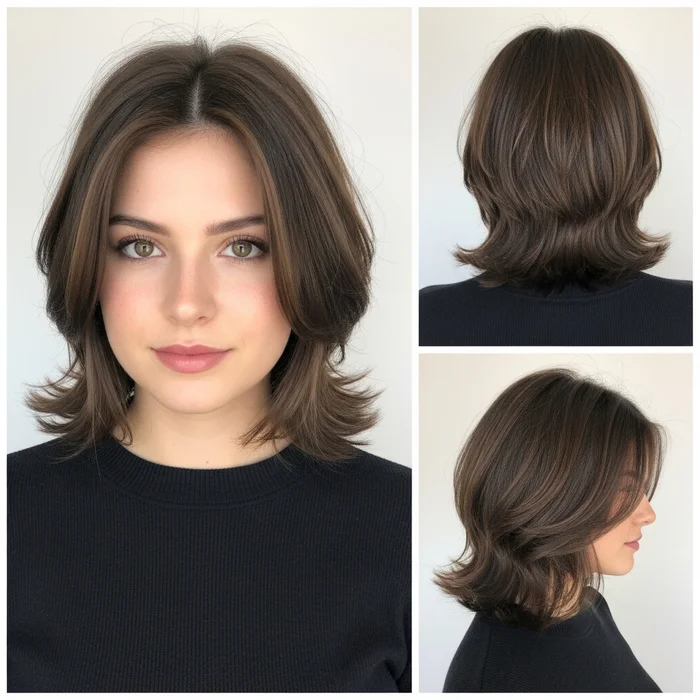 Feathered Bob with Layers