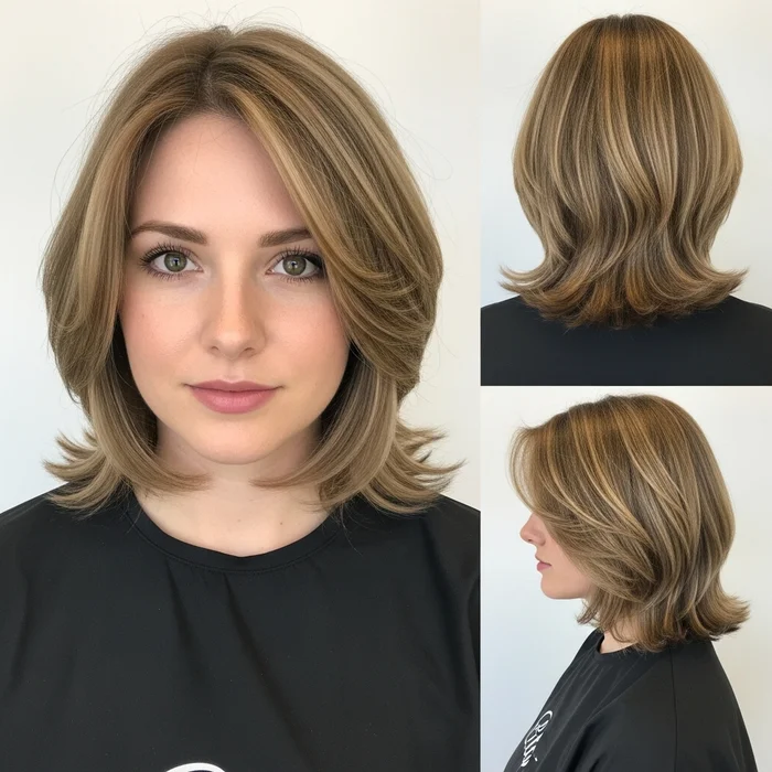 Layered Bob with Volume