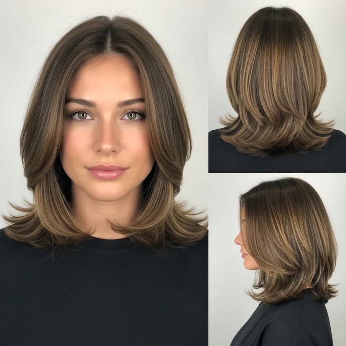 Long Bob with Defined Layers