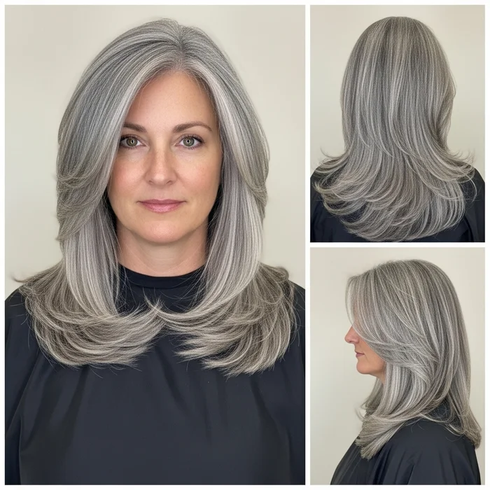 Long Multidimensional Straight Gray Layers