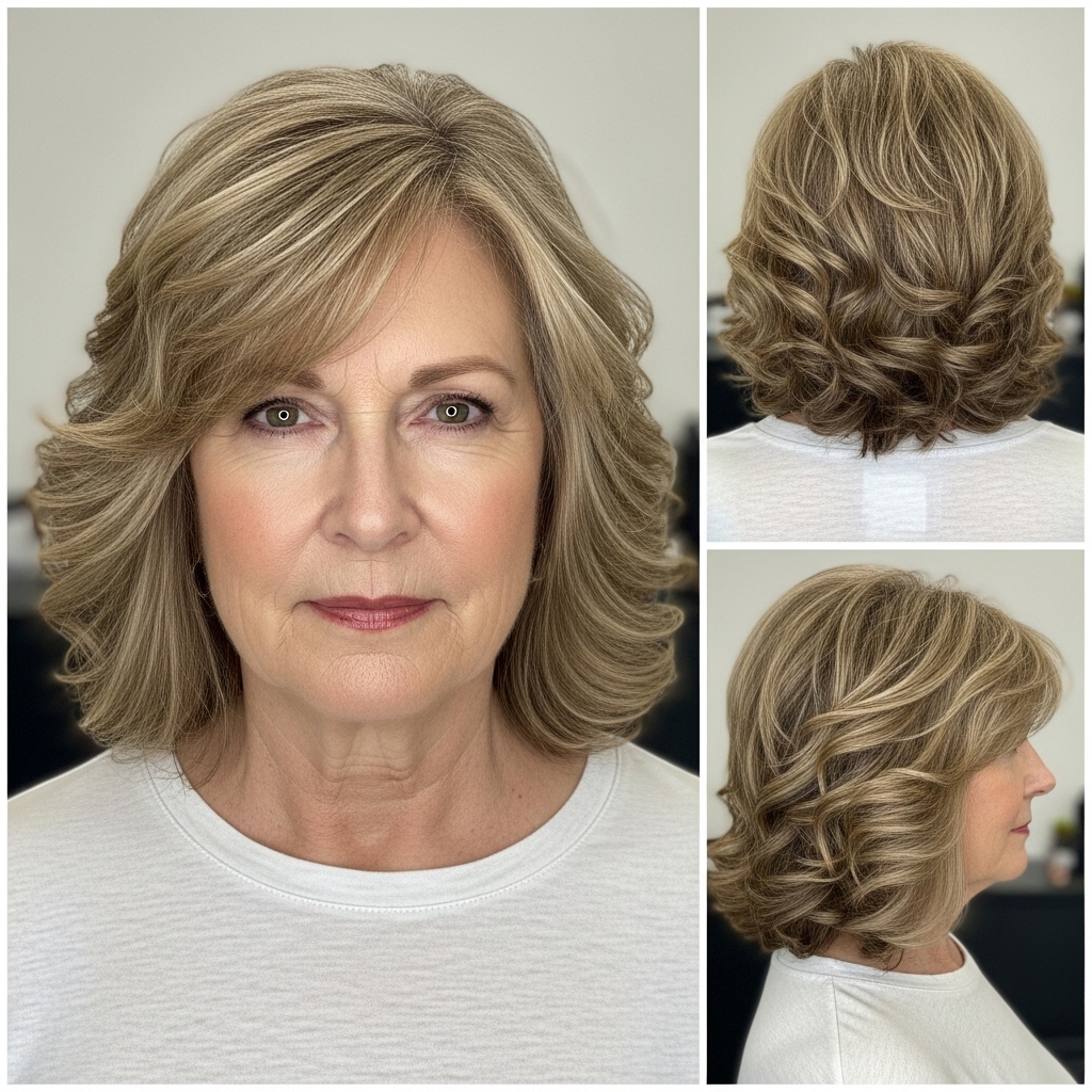 Shoulder-Length Curls