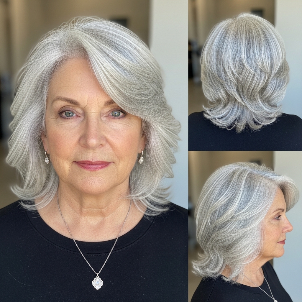 Silver White Waves