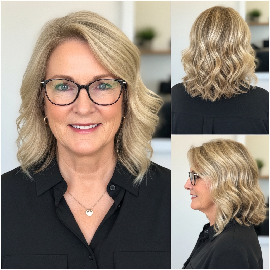 Sleek Layered Long Bob
